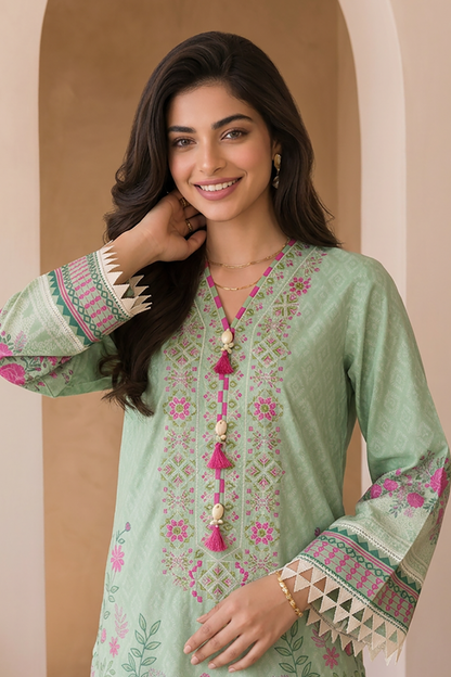 Embroidered Shirt
Shalwar
