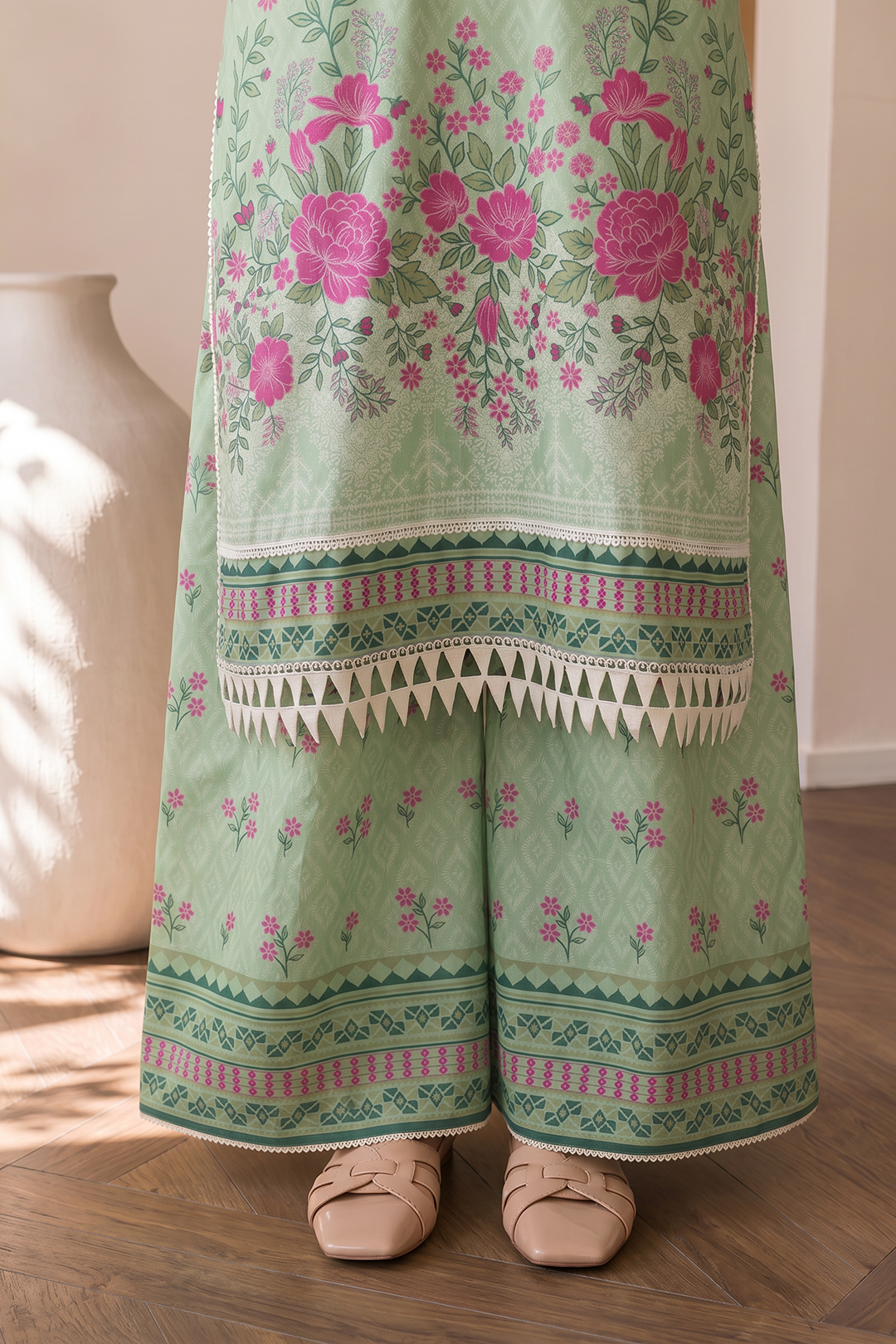 Embroidered Shirt
Shalwar
